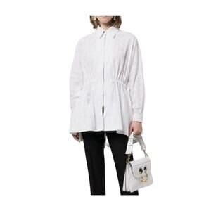 Adam Lippes Roderie-Anglaise Zip-Up Jacket Anorak In Cotton Eyelet White…